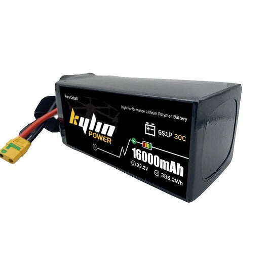16000mAh 6S 22.2V 25C Lipo Battery for UAV, Multicopter, Drone