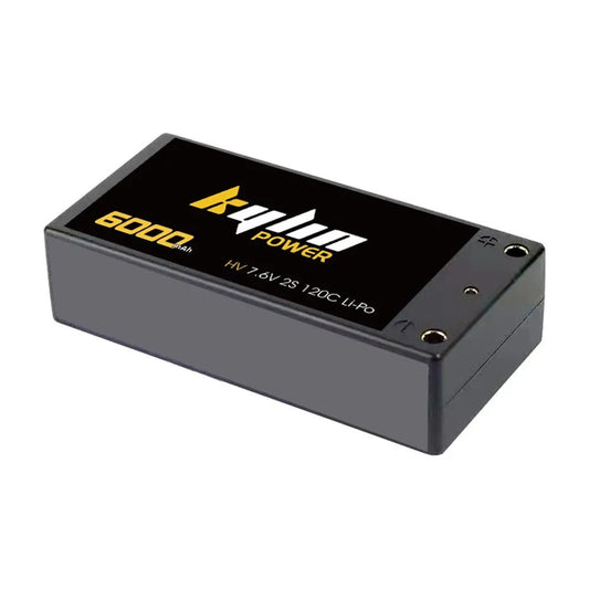 6000mAh HV 7.6V 120C Hard Case Lipo Battery for Racing Car
