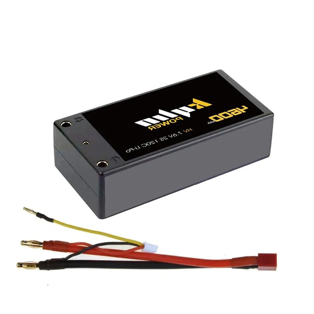 4600mAh HV 7.6V 120C Hard Case Lipo Battery for Racing Car