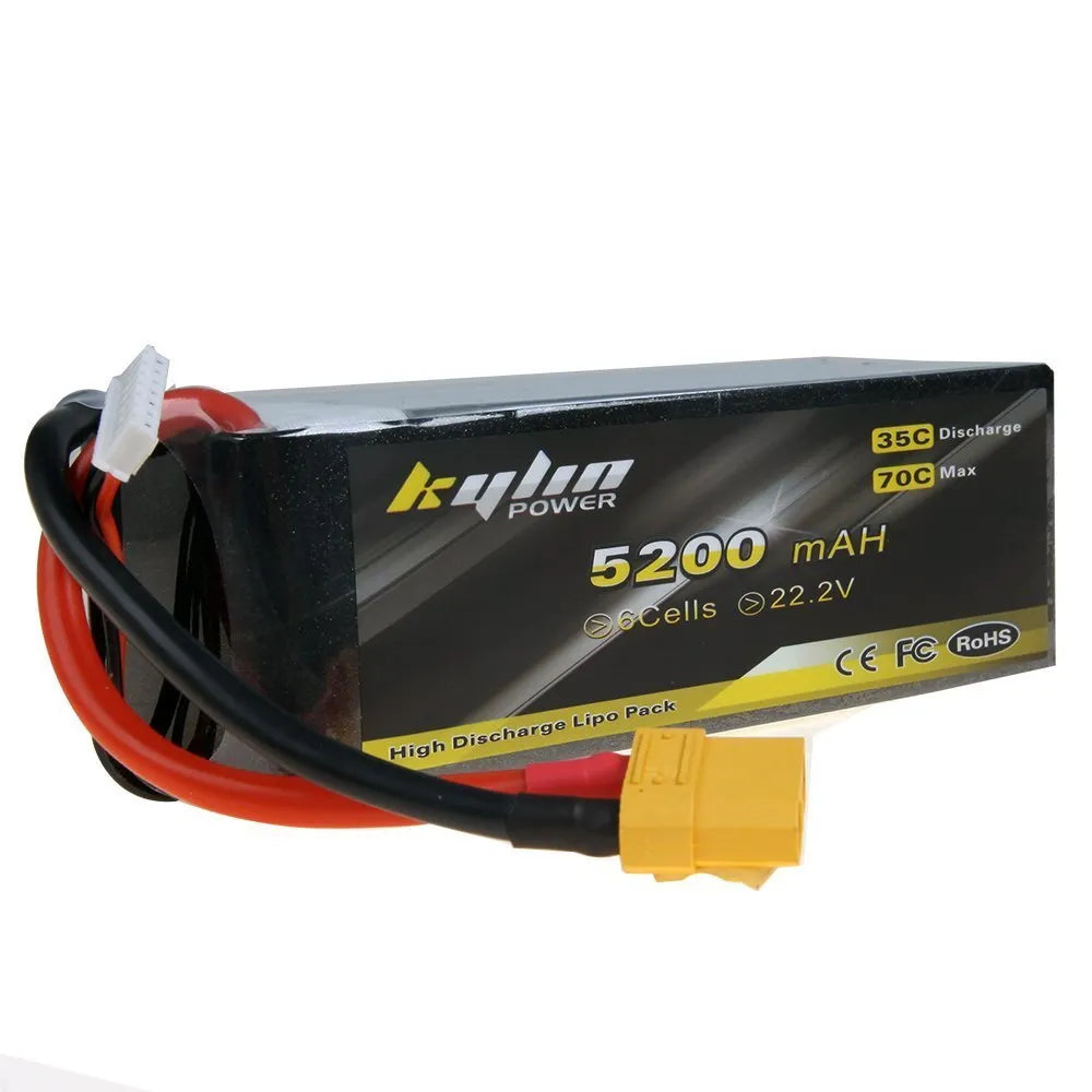 5200mAh 22.2V 35C RC Model Lipo Battery