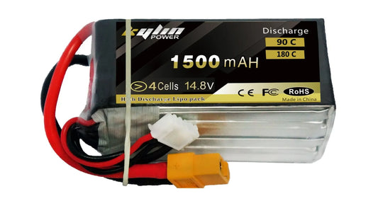 FPV Racing Packs 1500mAh 14.8V 4S 90C