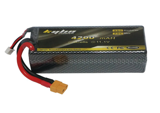 4200mAh 11.1V 35C RC Car Hard Case Battery