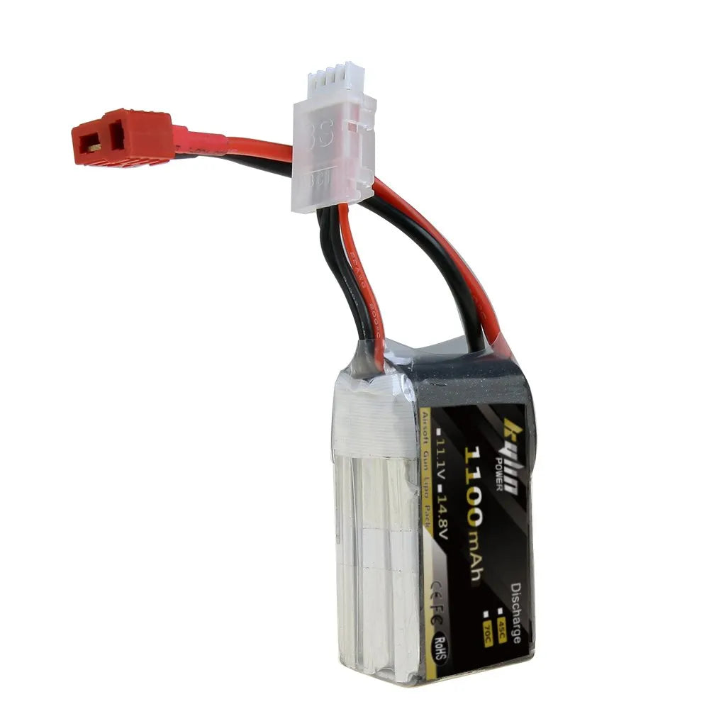 1100mAh 4S 14.8V 45C Lipo Battery for FPV Drones
