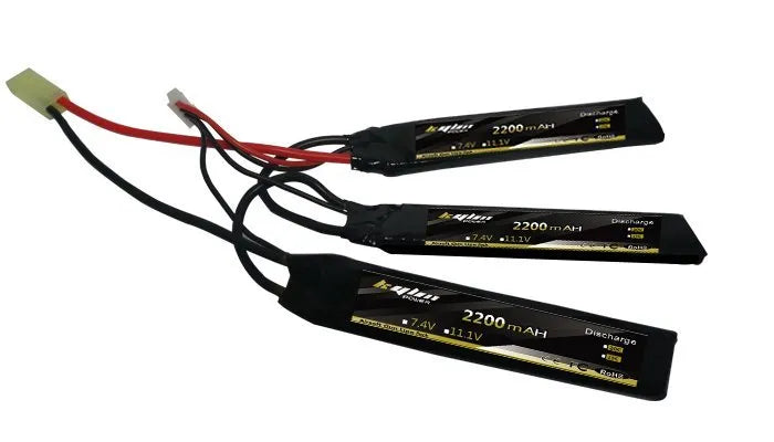 2200mAh 3S2P 11.1V 20C/25C Lipo Battery for Airsoft Guns