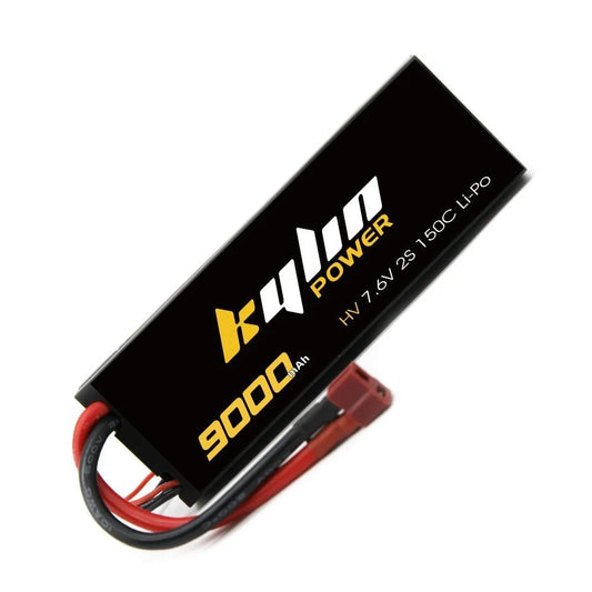 9000mAh HV 7.6V 150C Hard Case Lipo Battery for Racing Car