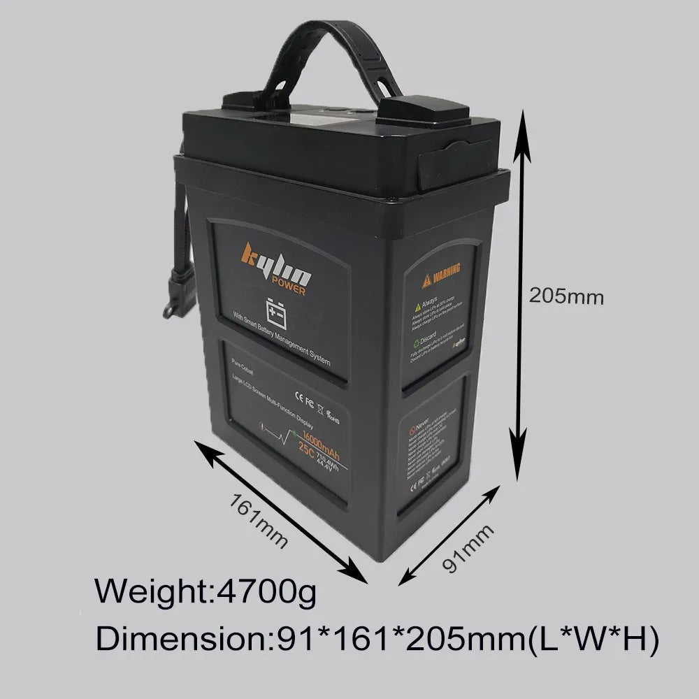 16000mAh 12S Smart Battery