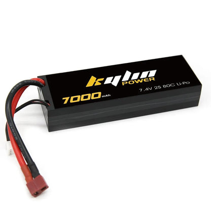 7000mAh 7.4V 80C Hard Case Lipo Battery