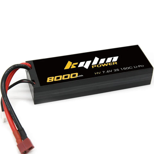 8000mAh HV 7.6V 100C/150C Hard Case Lipo Battery for Racing Car