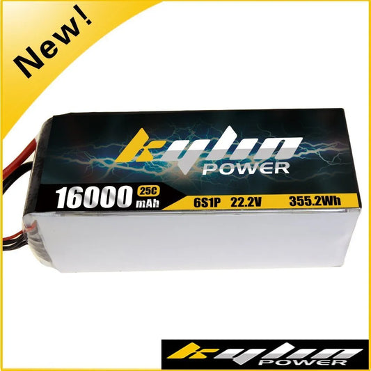 16000mAh 6S 22.2V 25C Lipo Battery